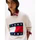 Tommy Hilfiger Ανδρική πλεκτή μπλούζα Intarsia Flag Badge Melange Jumper
